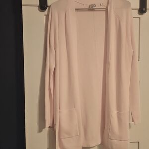 Boutique light pink cardigan